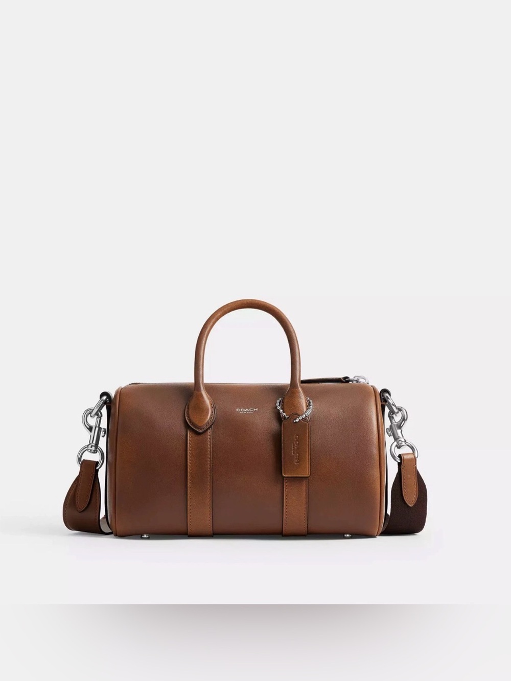 🌼Coach Compass 25 Loved Leather In Burnt Sienna CEO29🌼